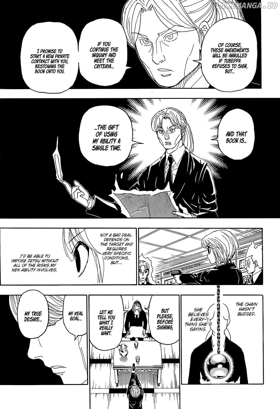 Hunter x Hunter, Chapter 401 image 17